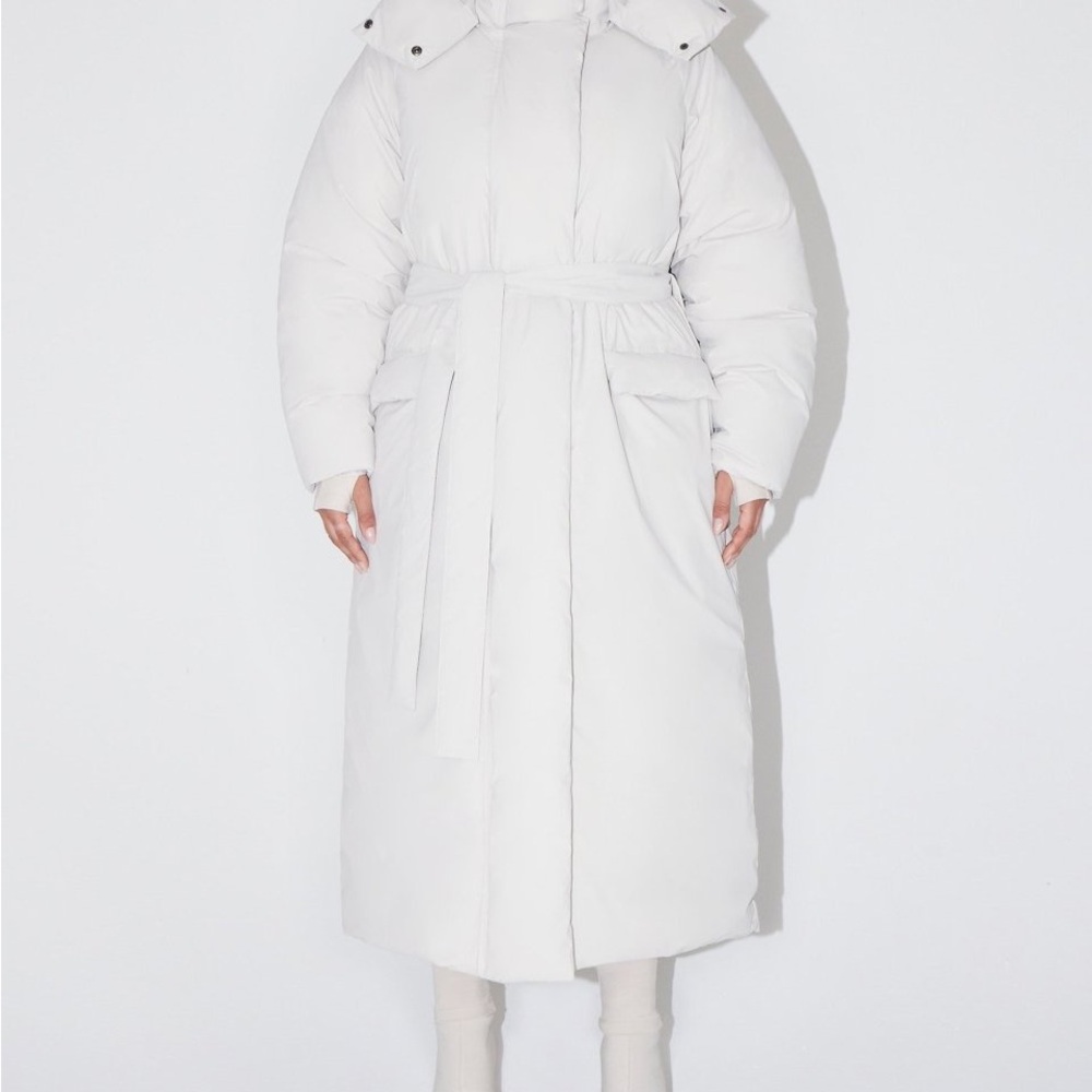 KHY LONG Puffer Coat- STONE